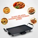 Parrilla Grill Eléctrica Novohome 2000w Antiadherente 5 Niv.