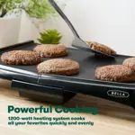 Plancha eléctrica BELLA Smokless Indoor Grill 1200W 10x16cm
