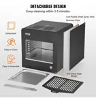 Parrilla Infrarroja Vevor 1800 W Asador Eléctrico Sin Humo