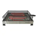 Parrilla Eléctrica Everest 4 Kg Cuadrada 1300w/220v Plateada