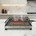 Parrilla Eléctrica Everest 4 Kg Cuadrada 1300w/220v Plateada