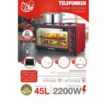 Horno Eléctrico Telefunken Tf-e552ca 45l 2200w