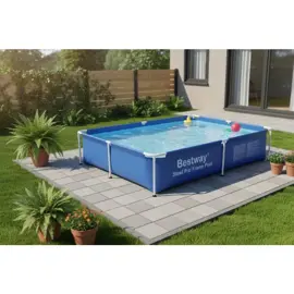 Pileta Estructural Rectangular  Steel Pro 690 Litros...