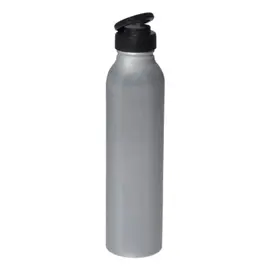 Botella De Agua Aluminio Gris 
