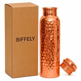Botella Cobre Puro Biffely Hammered...