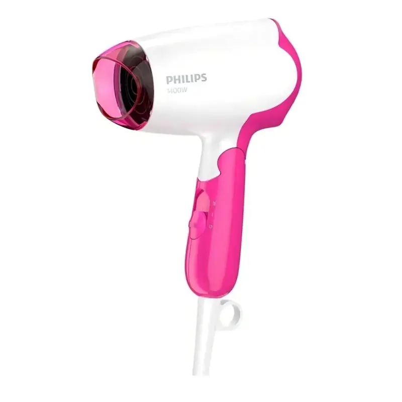 secador de pelo philips essential bhd003 blanco y rosa 1400w