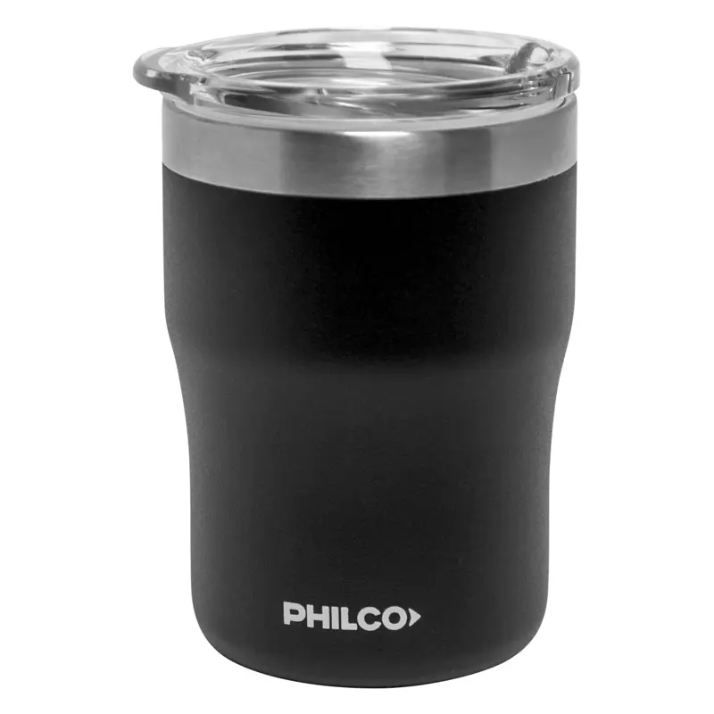 Mate Termico Philco Acero Inoxidable 300 ml Negro MT300PH NS