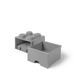 Cajón de almacenamiento LEGO Brick 4 Medium Stone Grey Room Copenhagen