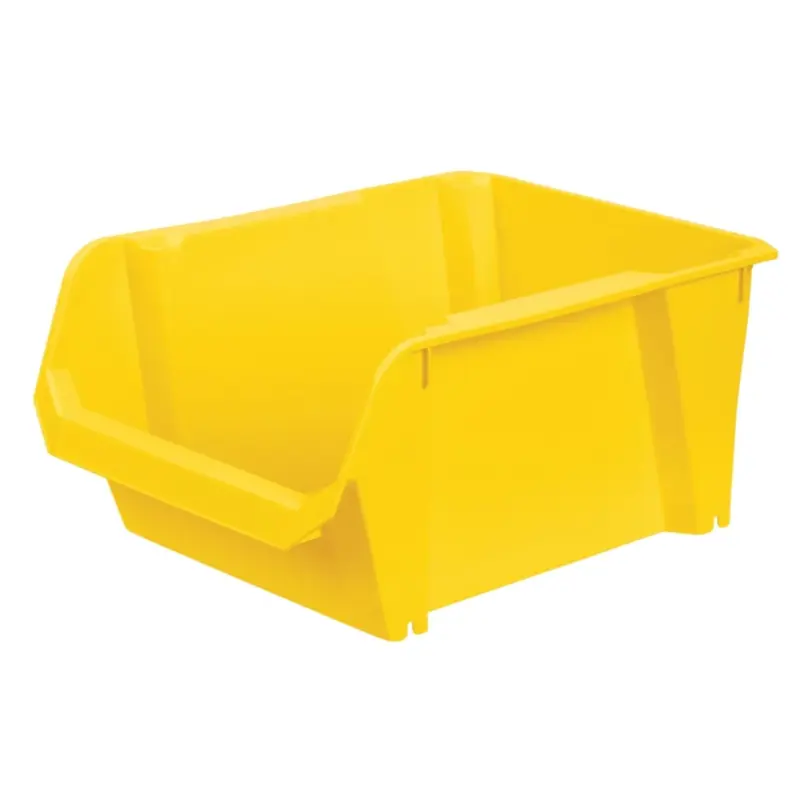 Cubo de almacenamiento STANLEY Stst55400 apilable de polipropileno amarillo