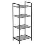 Estante de 4 niveles SONGMICS UBSC034B01 ajustable negro