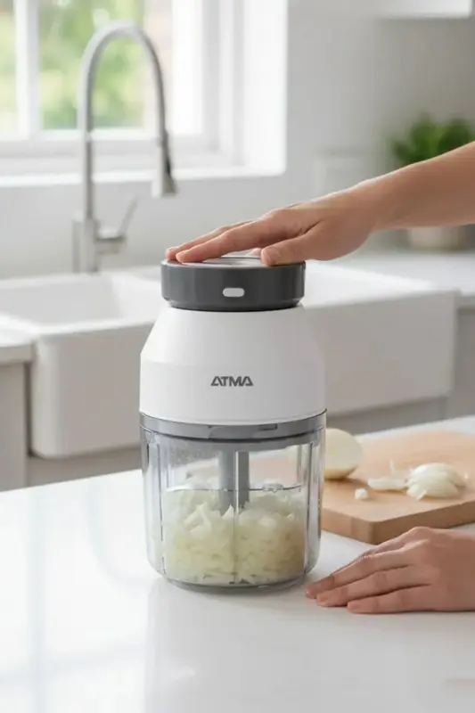 Picador de Vegetales Atma Home Recargable USB 270 ml AAPU100 NS