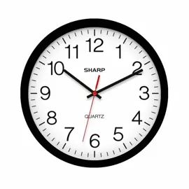 Reloj De Pared Black De 30 Cm, Sil...