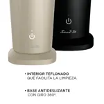 Espumero Smart-tek Mf900 Leche Fría/caliente 115ml Negro