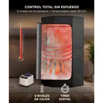 Sauna Portátil Gadnic Sauna de Vapor Hexagonal Con Silla Plegable 1200W