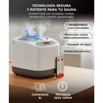 Sauna Portátil Gadnic Sauna de Vapor Hexagonal Con Silla Plegable 1200W