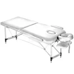 Camilla Para Masajes Gadnic Profesional Hasta 240kg 185x70cm Plegable Blanco