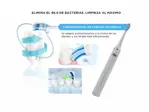Cepillo Dental Eléctrico Gadnic Flush Recargable + 2 Repuestos
