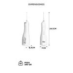 Irrigador Bucal Portátil Negro Care By Gadnic 300ml Recargable 4 Modos de Limpieza