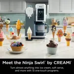 Máquina para hacer helados y helados Ninja Swirl de CreamI