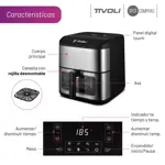 Freidora De Aire Tivoli 9L 1800w 8 Programas - Panel Digital