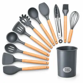 Set Utensilios P/Cocina  12 Pzs Sil...