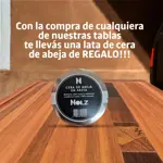 Tabla Combinada Mix Holz 60x40 cm + CERA DE ABEJA EN PASTA DE REGALO
