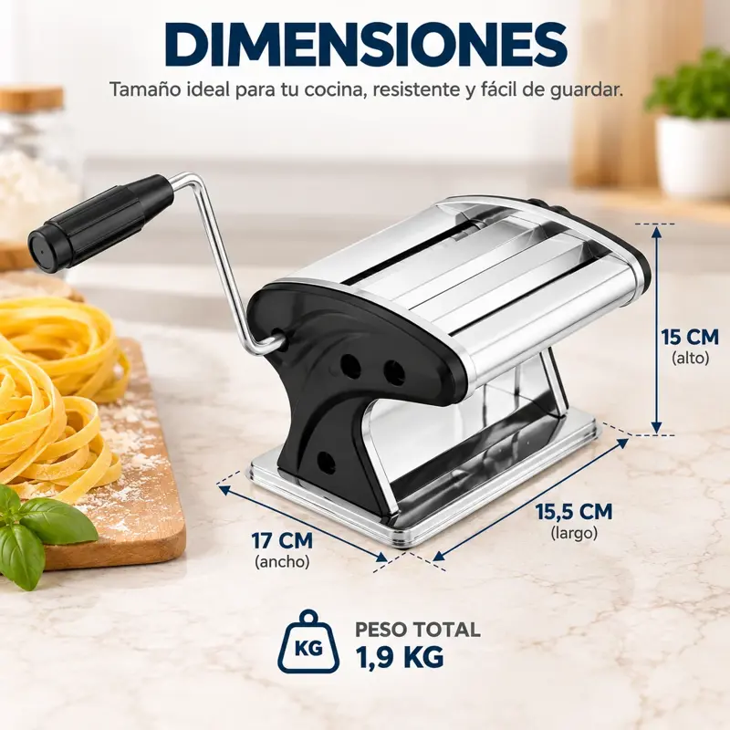 Fábrica de Pastas Smart Tek Bella Pasta Acero Inoxidable 6 Niveles
