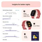 Reloj inteligente de fitness Fitbit Versa 4 con GPS, frecuencia cardíaca y más funciones renovado