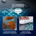 Plancha de asar Oster CKSTGD10MBKD Daiamond force