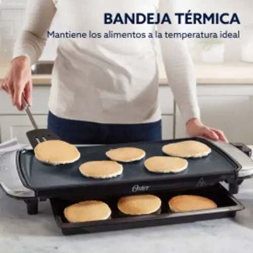 Plancha de asar Oster CKSTGD10MBKD Daiamond force