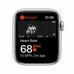 Estuche de aluminio plateado para reloj inteligente Apple Watch SE GPS de 44 mm reacondicionado