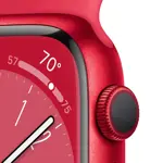 Estuche de aluminio rojo para reloj inteligente Apple Watch Series 8 GPS, 45 mm, reacondicionado