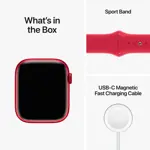Estuche de aluminio rojo para reloj inteligente Apple Watch Series 8 GPS, 45 mm, reacondicionado
