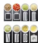 MANDOLINA CORTADOR RALLADOR MULTIPLE FRUTAS VERDURAS 10 EN 1