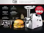 Picadora de Carne Cuk By Gadnic P90 Eléctrica 2000w 80kg/h