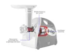 Picadora de Carne Cuk By Gadnic P90 Eléctrica 2000w 80kg/h