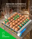 Incubadora de Huevos Automatica Gadnic Capacidad 108 Huevos Expandible Ovoscopio Giro Automático