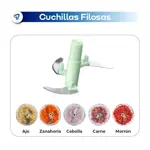 Picadora Trituradora Manual Chopper Verduras Cuchilla Ultra Filo Waggs