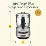 Procesador De Alimentos Mini Cuisinart DLC-2ABC Cromo Cepillado 250W