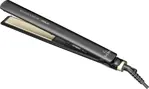 Plancha Cabello ELEGANCE PTC GOLD AF - Placas Largas, 230°C, Bi Volt, Negra