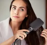 Cepillo Térmico Bhh880/00 - Cerámica/turmalina, Thermoprotect, Negro/Lila