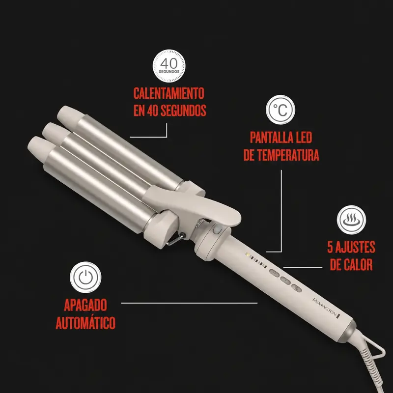 Cepillo de Aire Multiestilizador 5 en 1 Remington Trendology