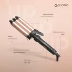 Buclera Rizador Tripe Suono 25mm con Ajuste Temperatura