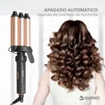 Buclera Rizador Tripe Suono 25mm con Ajuste Temperatura