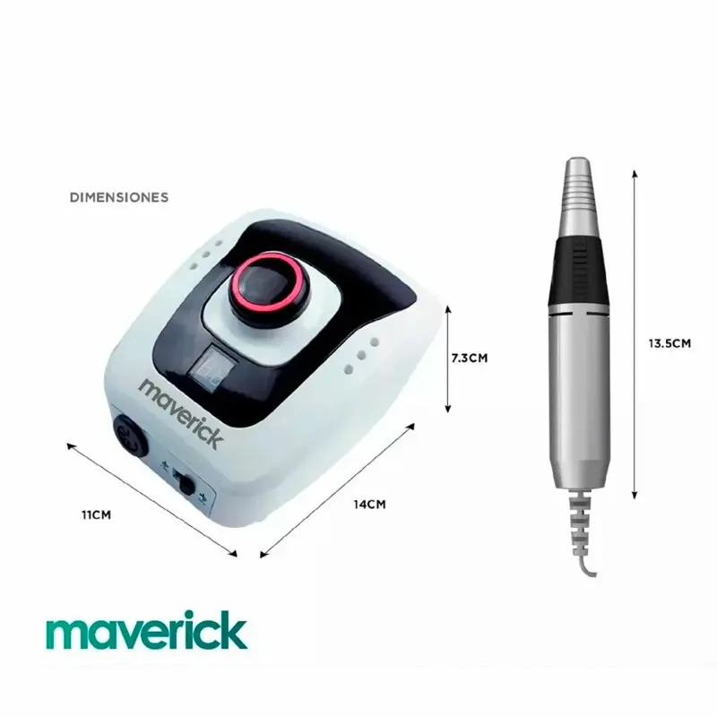 Torno Manicura Profesional Uñas Esculpidas + Pedal Maverick