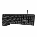 Kit Teclado Cable + Mouse Inalambrico Targa Office 200