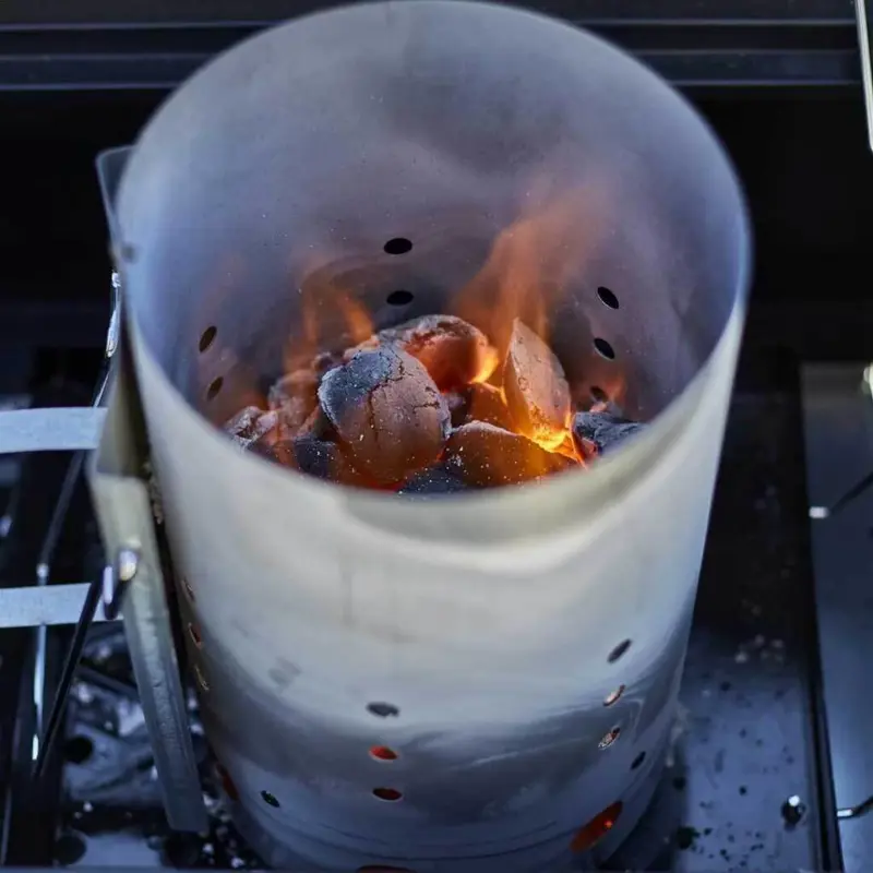 Fogonero Brasero Encendedor Carbón Bbq Grill