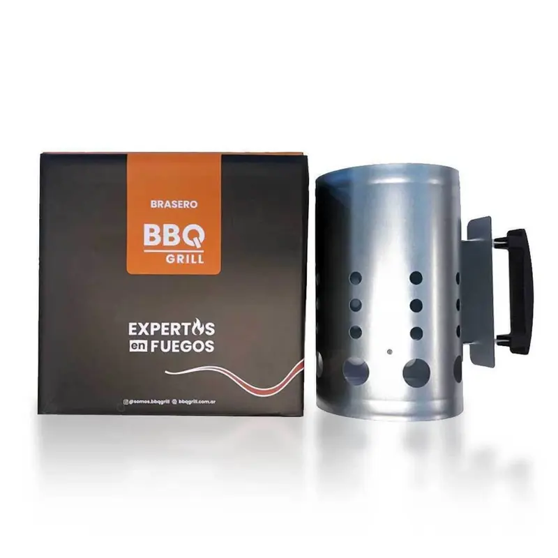 Fogonero Brasero Encendedor Carbón Bbq Grill