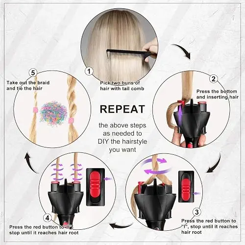 Trenzadora Automatica Cabello Honoson Maquina