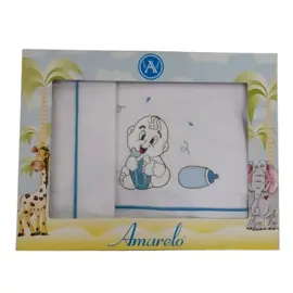 Sabana Bordada  Catre/ Moises Blanc...